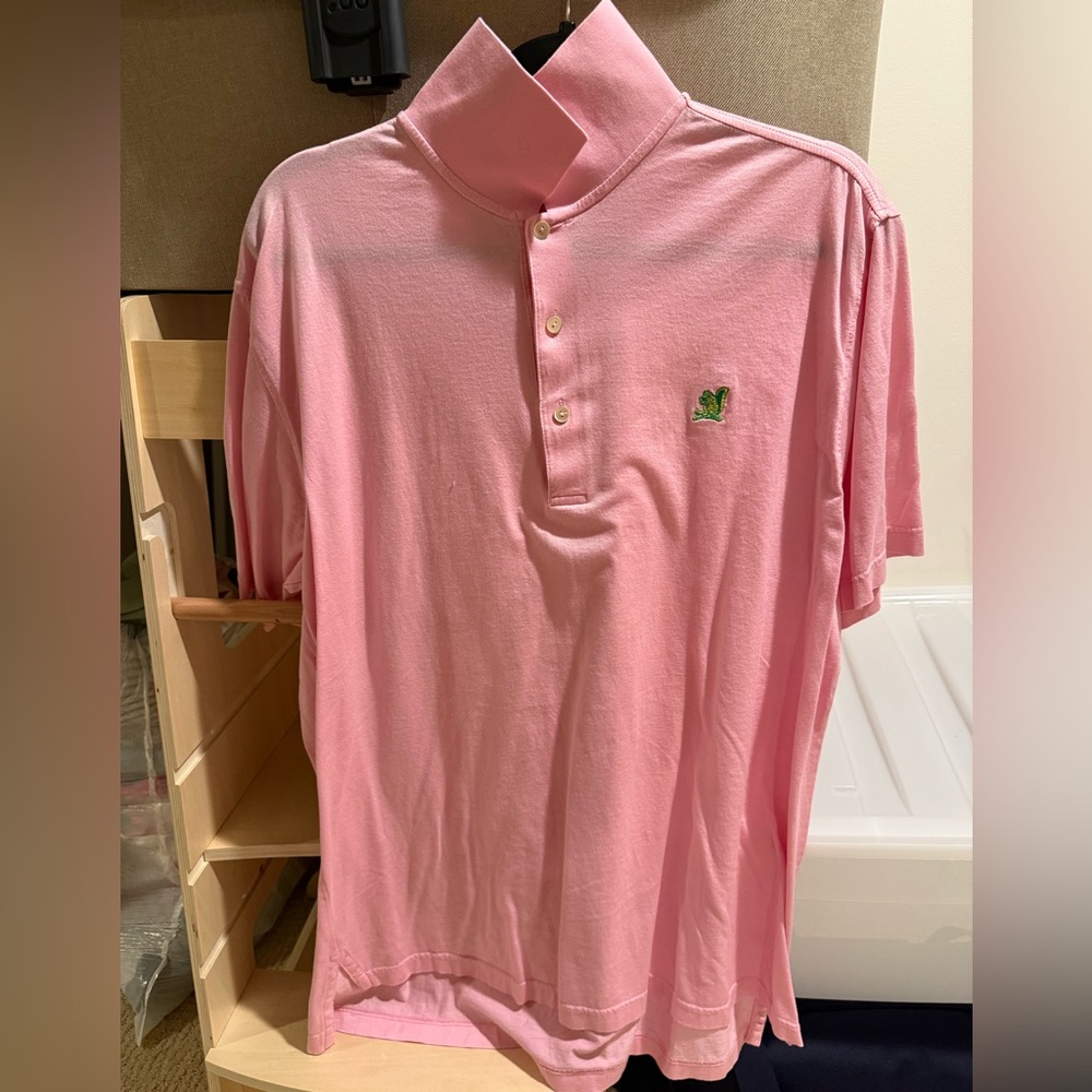 The Country Club - Peter Millar Pink Polo Shirt
